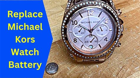 michael kors bradshaw battery replacement|Michael Kors watch battery replacement.